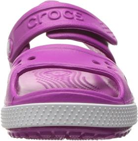 img 3 attached to 👦 Белые детские сандалии для мальчиков Crocs для максимального комфорта и стиля.