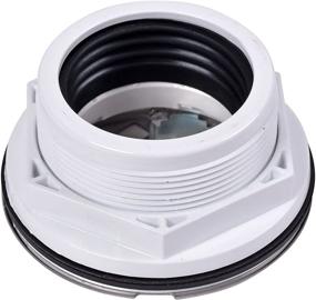 img 1 attached to 🚿 Oatey 2 inch 101 PNC PVC No-Calk Shower Drain with Stainless Steel Strainer, 2