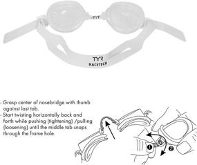 img 1 attached to TYR Racetech Performance Goggle Clear