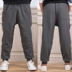 img 1 attached to AMEBELLE Casual Hiphop Sweatpants 0096 NavyBlue 12 Boys' Clothing via Pants
