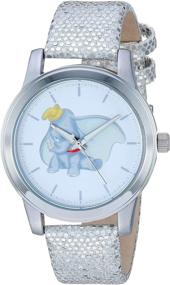 img 3 attached to Disney Womens Dumbo Analog Quartz Leather Synthetic