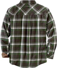 img 3 attached to Legendary Whitetails Flannels Mountain Charcoal Men's Clothing and Shirts