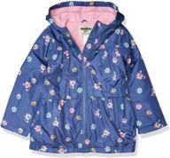 hooded midweight jacket flounce daisies apparel & accessories baby boys logo