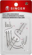 singer 01025 heavy duty household hand needles set - ideal for canvas, carpet, leather, sacks, sail & upholstery logo