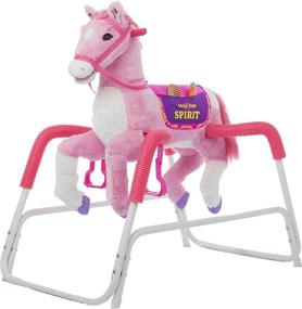 img 4 attached to 🐎 Rockin Rider Spirit Spring Horse: A Fun and Interactive Toy for Kids