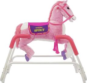 img 3 attached to 🐎 Rockin Rider Spirit Spring Horse: A Fun and Interactive Toy for Kids