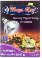 мощная лампа высокой яркости mega ray mercury vapor 100w (120в) логотип