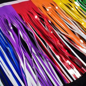 img 1 attached to 🌈 Vibrant Rainbow Parade Float Fringe: 15x10ft Decoration for Eye-Catching Parades