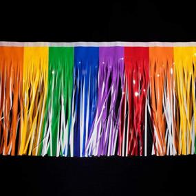 img 2 attached to 🌈 Vibrant Rainbow Parade Float Fringe: 15x10ft Decoration for Eye-Catching Parades