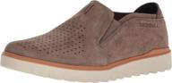 👞 merrell downtown sneaker stone medium men's shoes - comfortable and stylish urban footwear logo