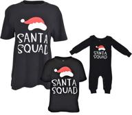 get festive with matching family santa sleeve shirts for boys' clothing logo