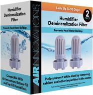 enhance air quality with air innovations humidif humidifier demineralization filters- set of 2, silver logo