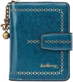 img 4 attached to Genuine Leather Women's Handbags & Wallets with Window - Wallets Wallet