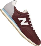 new balance comp burgundy blue logo