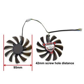 img 2 attached to Enhance Performance with inRobert DIY GAA8S2U Graphic Card Cooler Fan for ZOTAC GeForce GTX 1080 Ti AMP Edition GPU ZT-P10810D-10P