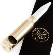 🍾 american-made bullet bottle opener from lucky shot usa - 20mm vulcan cannon round логотип