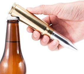 img 2 attached to 🍾 American-made Bullet Bottle Opener from Lucky Shot USA - 20MM Vulcan Cannon Round