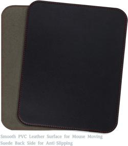 img 1 attached to Waterproof Leather with Non-Slip Stitching, Dimensions 7.87×9.84