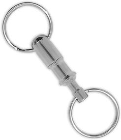 img 4 attached to Lucky Line Keychain Nickel Plated 70701