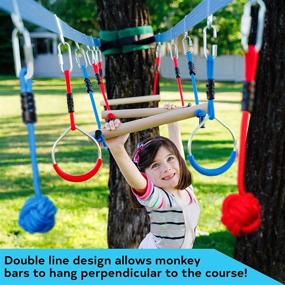 img 2 attached to 🥷 Unleash the Ninja Within: Ultimate Slackline Obstacle Course for Kids