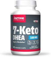 💊 jarrow formulas 7-keto dhea 100 mg: natural metabolite for fatty acid & carbohydrate metabolism - 90 servings logo