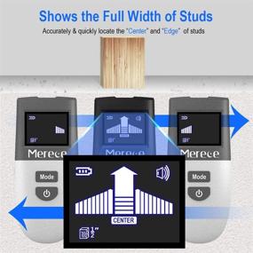 img 3 attached to Enhanced 5 in 1 Stud Finder Wall Scanner - Ultimate Wood Beam, Drywall, Joist, Pipe, AC Wire and Metal Studs Locator with LCD Display - Best Electronic Wall Detector for Precise Edge and Center Finding