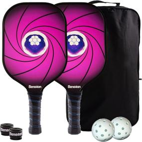 img 4 attached to Senston Core V Pickleball Paddles Set