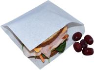 🥨 deluxe double open pretzel bags by ja kitchens - white (250 count) logo