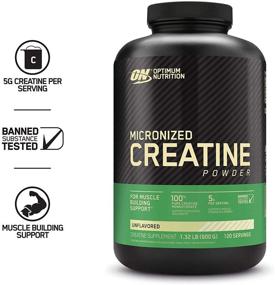 img 3 attached to 💪 Optimum Nutrition Micronized Creatine Monohydrate Powder - Unflavored, Keto-Friendly, 120 Servings (Packaging May Vary)