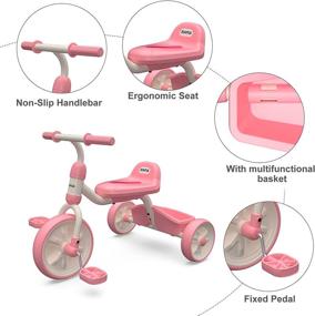 img 1 attached to Трехколесные велосипеды для малышей Balance Outdoor Storage
