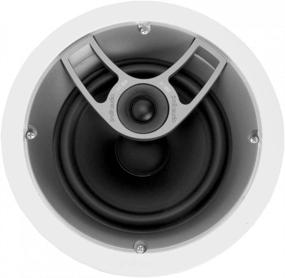 img 2 attached to 🔊 Polk Audio MC60 2-Way In-Ceiling 6.5" Speaker (Single) | Dynamic Built-in Audio for Humid Environments | Ideal for Bathrooms, Kitchens, Patios – White