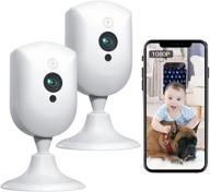 📷 advanced baby monitor & pet camera with night vision, motion detection & two-way audio - alexa compatible for home security, baby safety, and pet monitoring logo