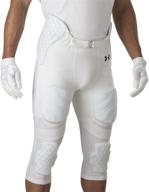 🏈 under armour integrated football pants: ultimate protection for youth & adults - padded girdle with gameday comfort logo