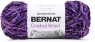 bernat crushed velvet yarn: discover potent purple luxury! logo