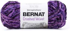 img 4 attached to Bernat Crushed Velvet Yarn: Discover Potent Purple Luxury!