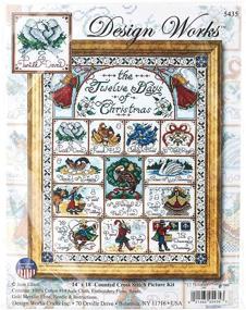 img 3 attached to 🎄 Design Works Crafts 5435 12 Days of Christmas Cross Stitch Kit - 14x18" - Complete DIY Crafting Set for Festive Home Décor