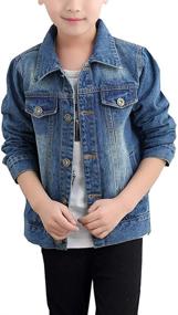 img 2 attached to Warm and Stylish Boys' Winter Outerwear for Toddlers - Windproof Children's Clothing