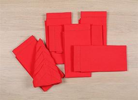 img 3 attached to Pack Салфетки для обеда из хлопчатобумажной ткани