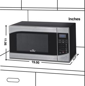 img 2 attached to Willz WLCMH609S2 09 Countertop Microwave Stainless