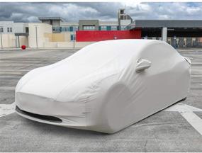 img 3 attached to 🚗 Farasla наружное автомобильное покрытие для Tesla Model 3: надежная защита от погоды с сумкой для хранения