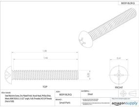 img 1 attached to Enhanced Efficiency with Machine Phillips B18 6 3 Threaded Threads