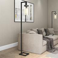 🖤 henn & hart fl0014 modern farmhouse seeded floor lamp, 1 size, black логотип