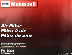 img 1 attached to 🔌 Сборка элемента воздушного очистителя Motorcraft FA1904