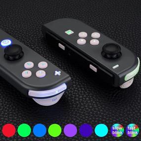 img 1 attached to 🌸 eXtremeRate 7 Colors 9 Modes Nintendo Switch Joycon DFS LED Kit - Multicolor Cherry Blossoms Pink Classical Symbols ABXY Trigger Face Button for Joy-Con Controller (Joycon NOT Included)