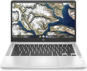 img 4 attached to 💻 Обновленный ноутбук HP Chromebook 14-дюймов с процессором Intel Celeron N4000, 4Гб ОЗУ, 32Гб eMMC, Chrome OS - минеральное серебро (14a-na0010nr)