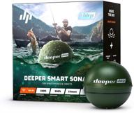 enhance your fishing experience with the deeper chirp castable and portable fish finder: a kayak, boat, shore, ice fishing wireless fishfinder logo