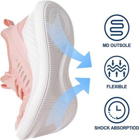 img 2 attached to 👟 SDolphin Women's Running Shoes - Ladies Sneakers for Workout, Tennis, Walking - Athletic Lightweight Gym Fashion Footwear for Nursing, Casual and Light Activities