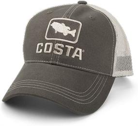 img 1 attached to 🎣 Costa Del Mar Bass Trucker Cap