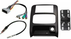 img 2 attached to 🔊 Premium Infiniti Sound System Compatible Double Din Dash Kit Aftermarket Radio Install for Jeep Liberty 2003-2007