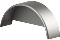 🔘 towzone 44916 серебряный одинарный круглый стальной крыло (9x32x15 дюймов) со юбкой - подходит для 13-15-дюймовых шин, 1 штука логотип